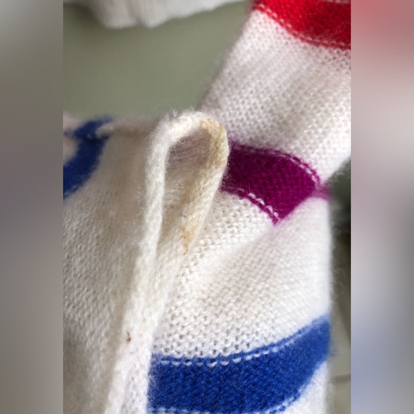 360 Cashmere Stripped Sweater Size: S - Picture 13 of 13